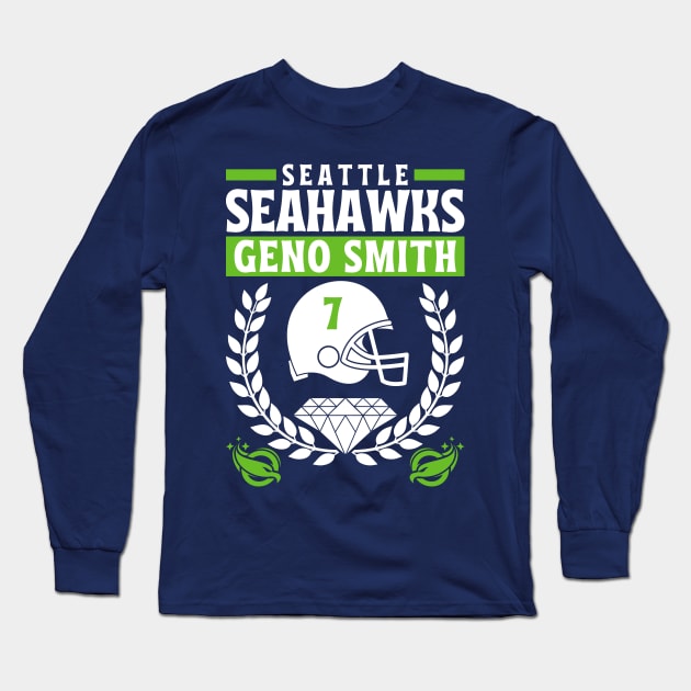 Seattle Seahawks Geno Smith 7 Edition 2 Long Sleeve T-Shirt by Astronaut.co